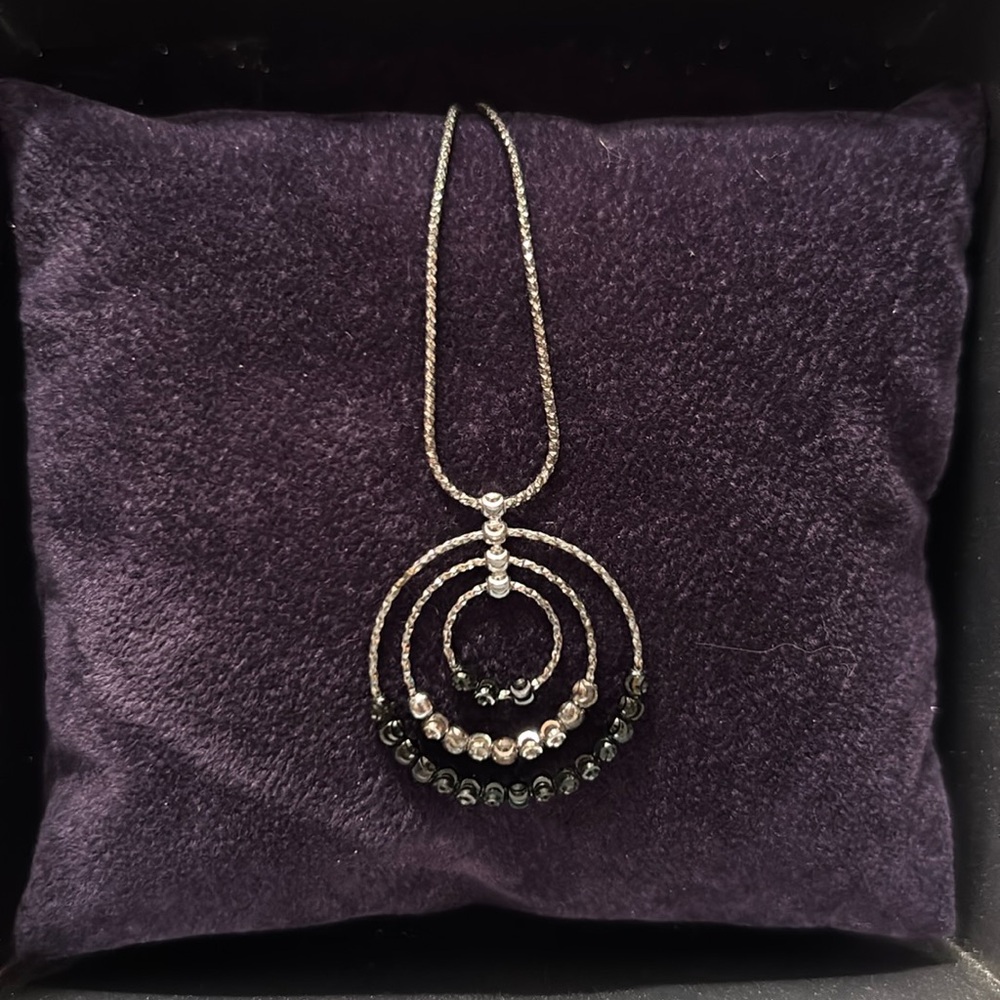 925 Saturn necklace Italy